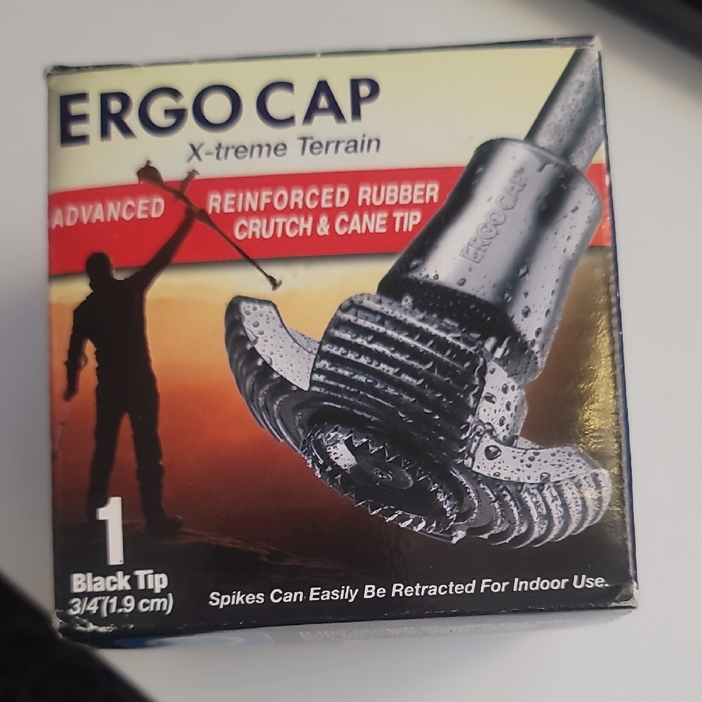 Ergo Cap Black Crutch Tip